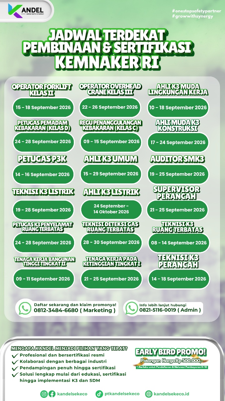 Pembinaan Sertifikasi Kemnaker RI