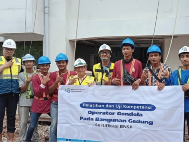 Pelatihan Operator Gondola Pada Bagunan Gedung Sertifikasi BNSP